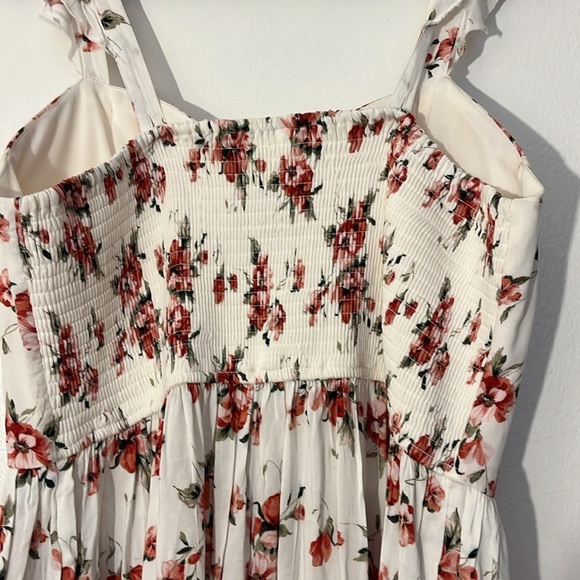 B.O.G. Collective | Floral midi dress Ruffle corset Romantic Women’s size L - Picture 6 of 9